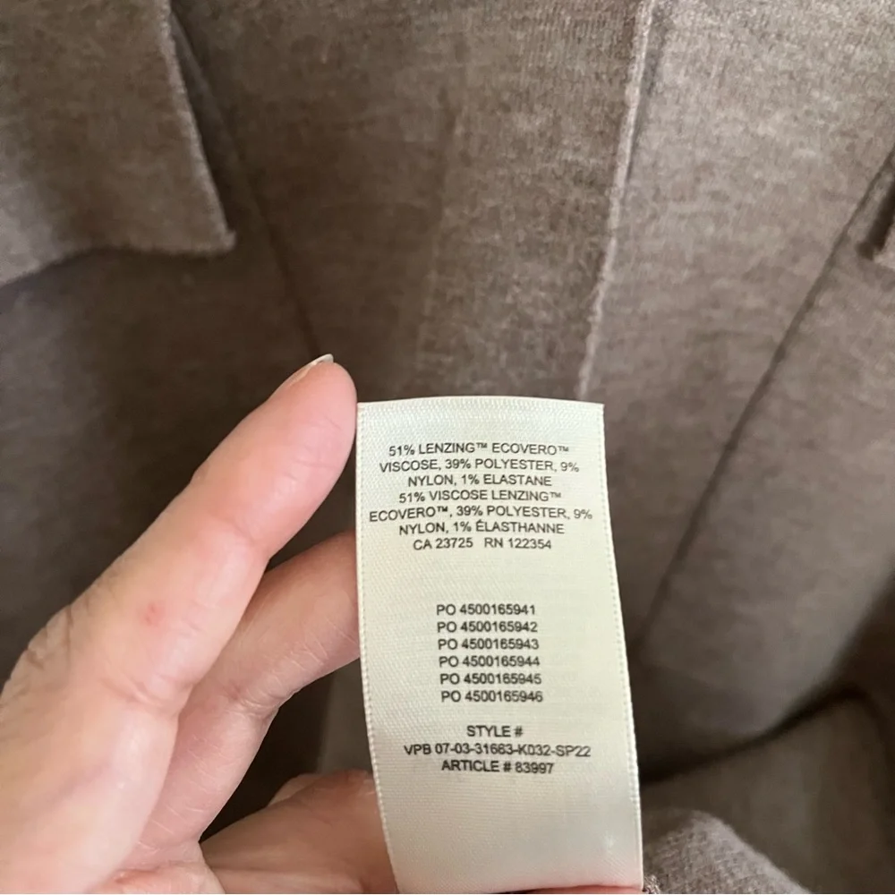 Aritzia Wilfred Free Ronnie Shirt Jacket Sweater Button Front Beige - Picture 4 of 7